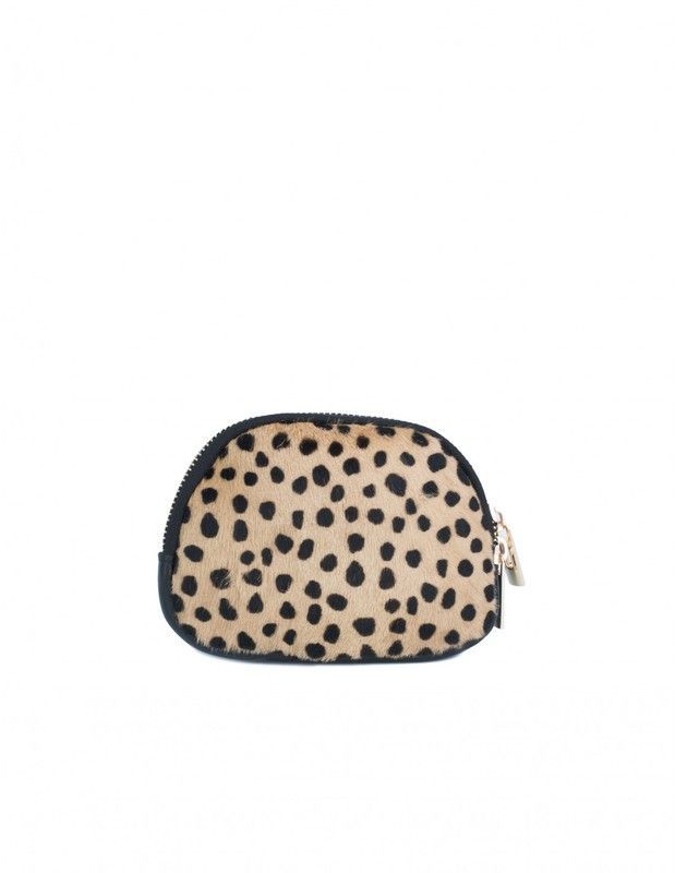 Monedero De Piel Con Estampado Animal Print Tigre