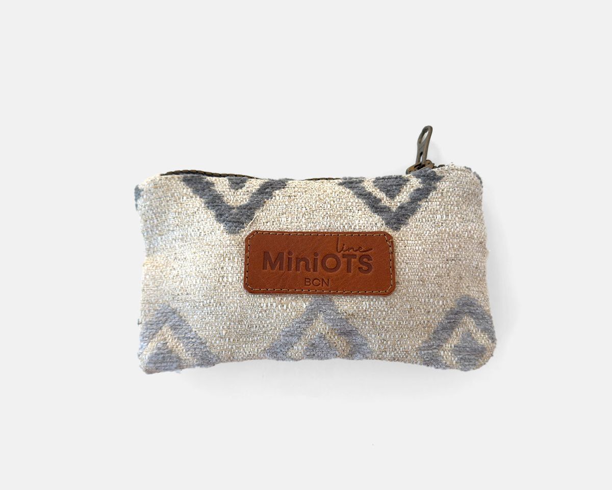 Monedero pequeño MINIOTS étnico gris