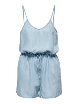 Mono corto de tirante fino Only Light Blue Den