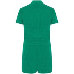 Mono corto ecorresponsable de rizo mujer