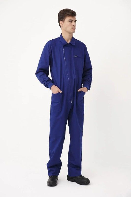 Mono mecánico 100% algodón azulina