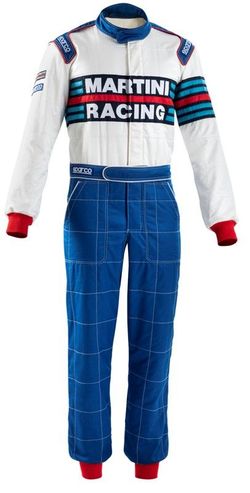 MONO SPARCO SUIT AÑO 2000 MARTINI RACING FIA 8856-2018 SFI 3.2A/5