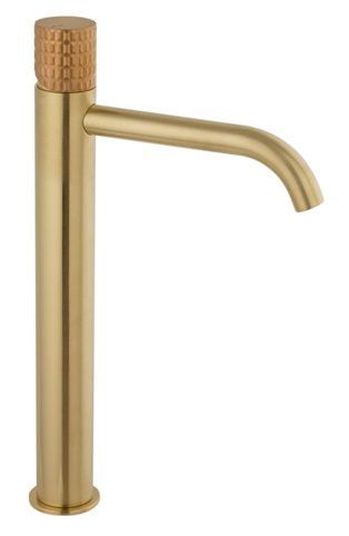 MONOMANDO DE LAVABO ALTO 33CM CON CARTUCHO CERAMICO