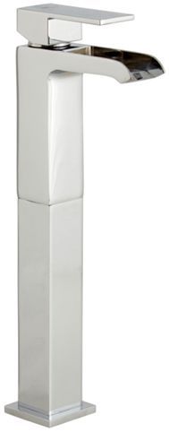 MONOMANDO DE LAVABO CASCADA ABIERTO, ALTO, CARTUCHO CERAMICO