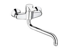 Monomando fregadera pared Roca L20 caño giratorio