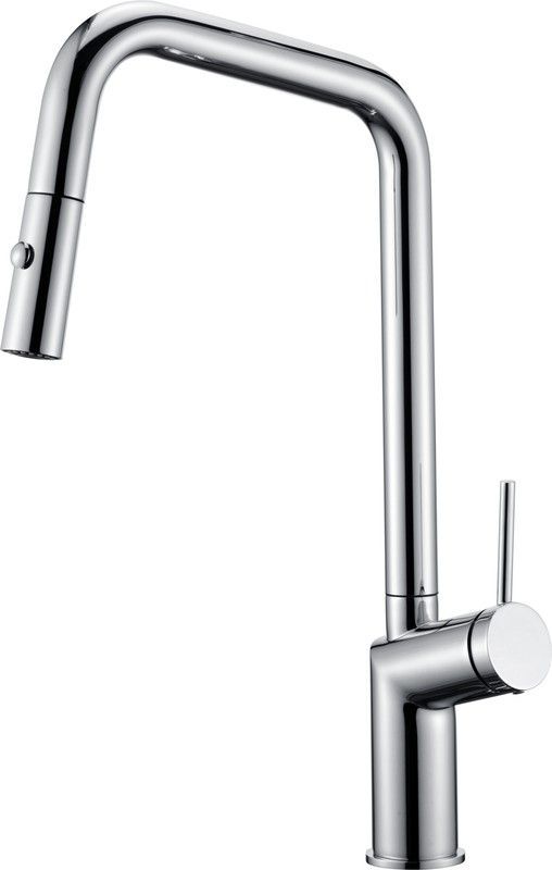 Monomando fregadero Bonn cromado brillante caño extraíble Ref GCE024 Imex