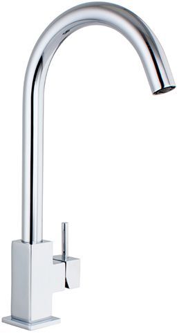 MONOMANDO FREGADERO CON CAÑO DE TUBO. CARTUCHO CERAMICO