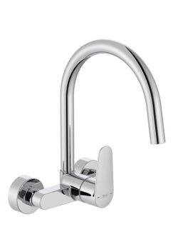 Monomando fregadero pared caño alto Roca Victoria Plus