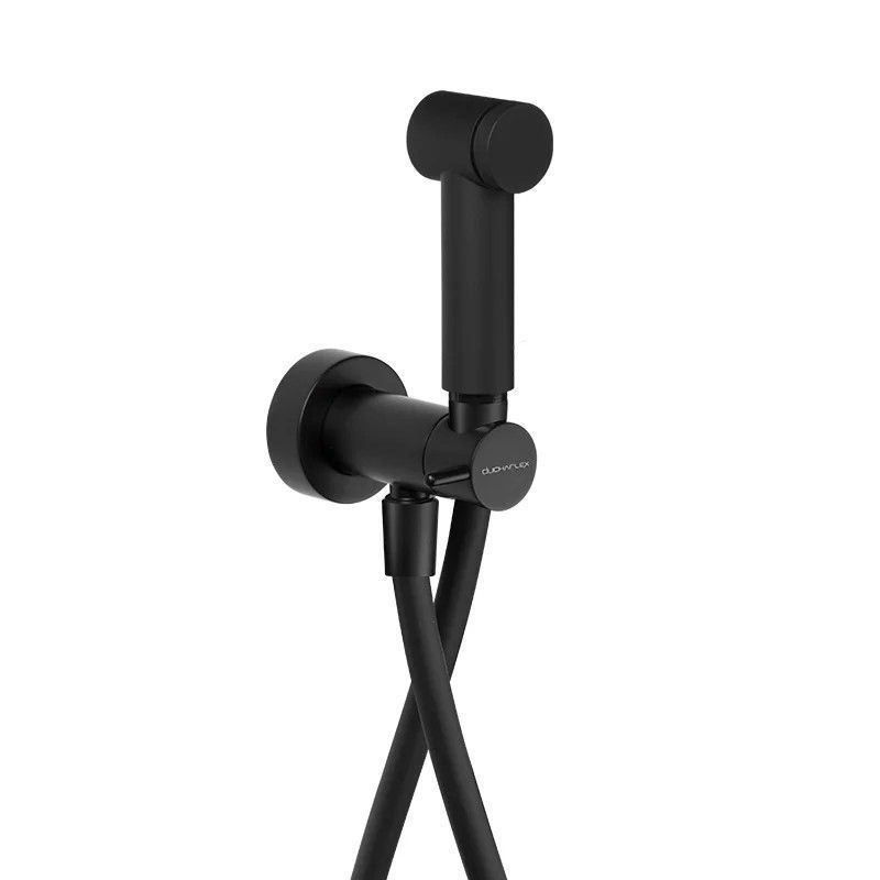 Monomando para wc negro mate