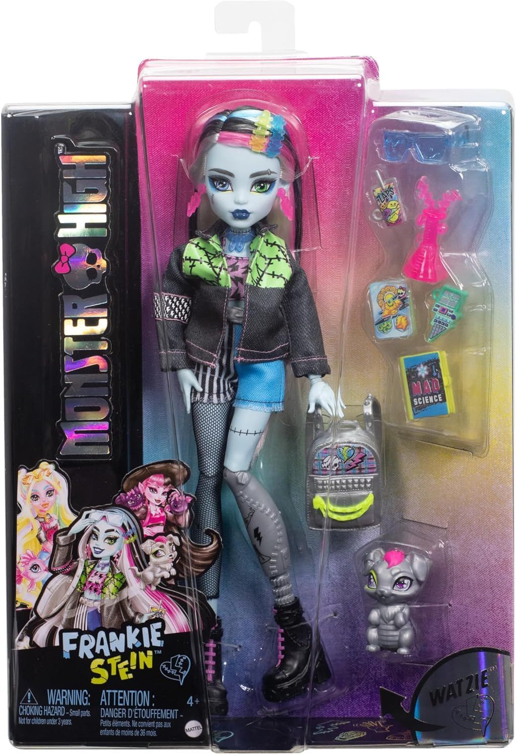 Monster High Frankie Stein y Watzie