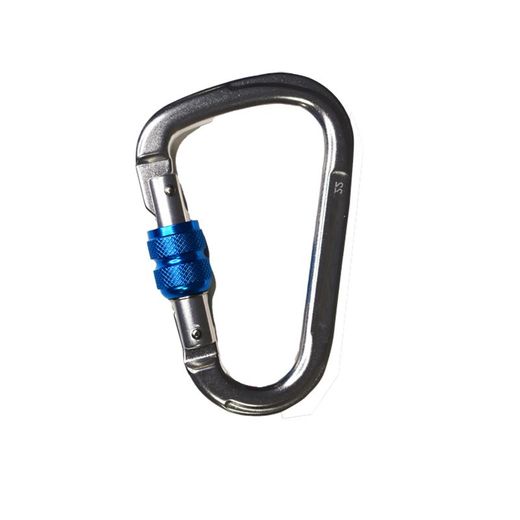 MOSQUETÓN CIERRE TORNILLO, ALUMINIO