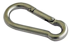 Mosquetón de acero inoxidable