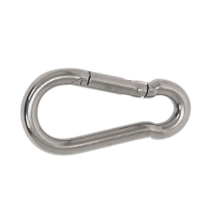 Mosqueton Muelle 10mm.  Inox A316. 10 Ud