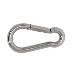 Mosqueton Muelle 8mm.  Inox A316. 10 Ud.