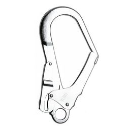 MOSQUETÓN SEMIMAXI, automático de acero apertura 50 mm