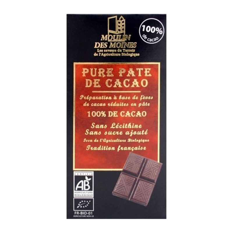 Moulin Xocolata 100% 100gr Bio