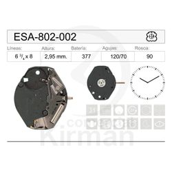 Movimiento Reloj Cuarzo ETA ESA-802-002