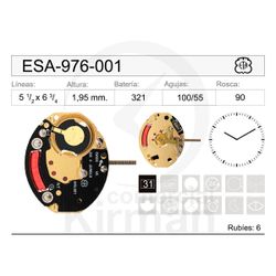 Movimiento Reloj Cuarzo ETA ESA-976-001