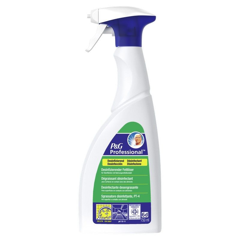 Mr. Proper desengrasante desinfectante cocina (6D). Spray de 750 ml.
