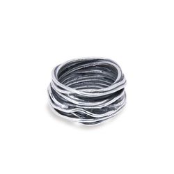 MR016X Anillo Plata de Palo modelo ENASU hombre en plata de ley