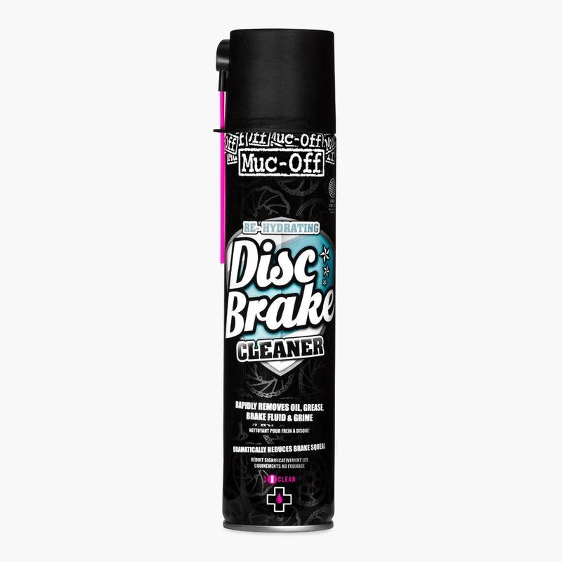 Muc-Off Limpiador Discos de Freno 400 ml | Spray Potente para Frenos de Bicicleta 🚀 Limpieza Eficaz y Rápida