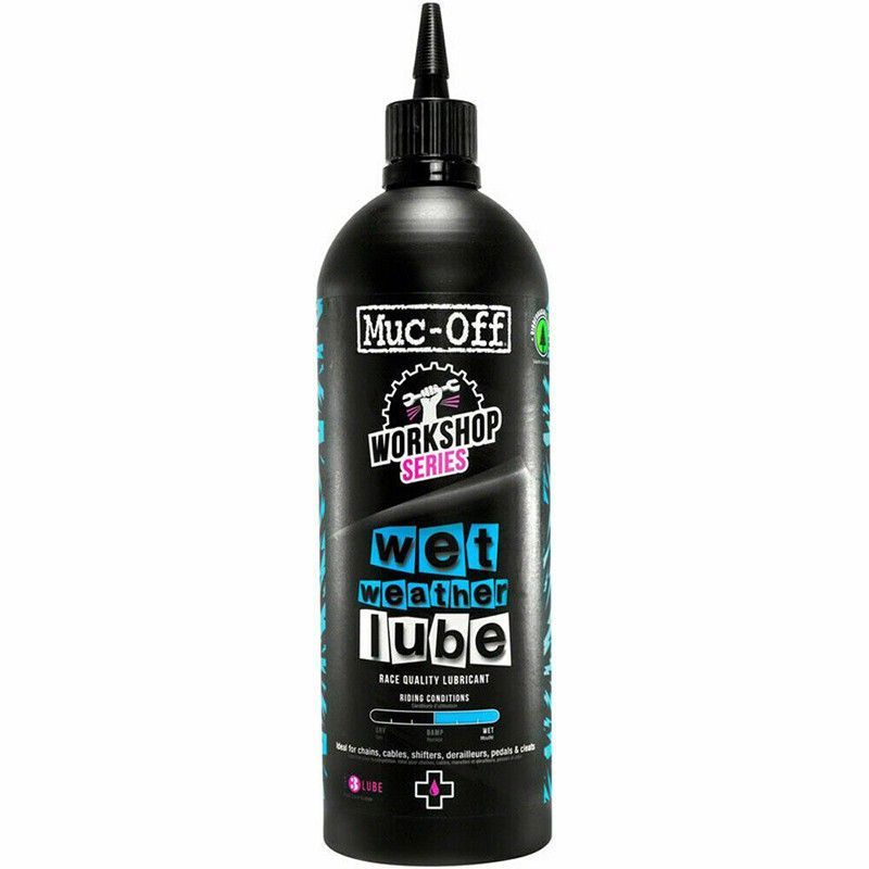 💧 Muc-Off Lubricante Cadena Wet Weather Lube 1L 🚴‍♂️ | Máxima Protección en Clima Húmedo 🌧️ | Uso Profesional