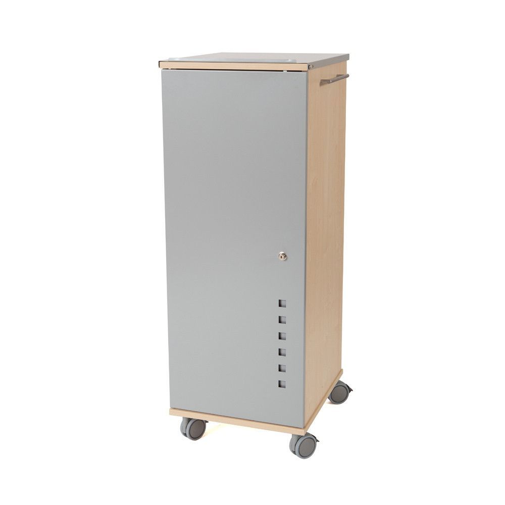 Mueble Móvil Multifuncional Caddy con Estantes Color Haya