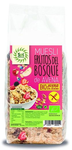 Muesli Avena F. Del Bosque Bio S/Gluten 425 G