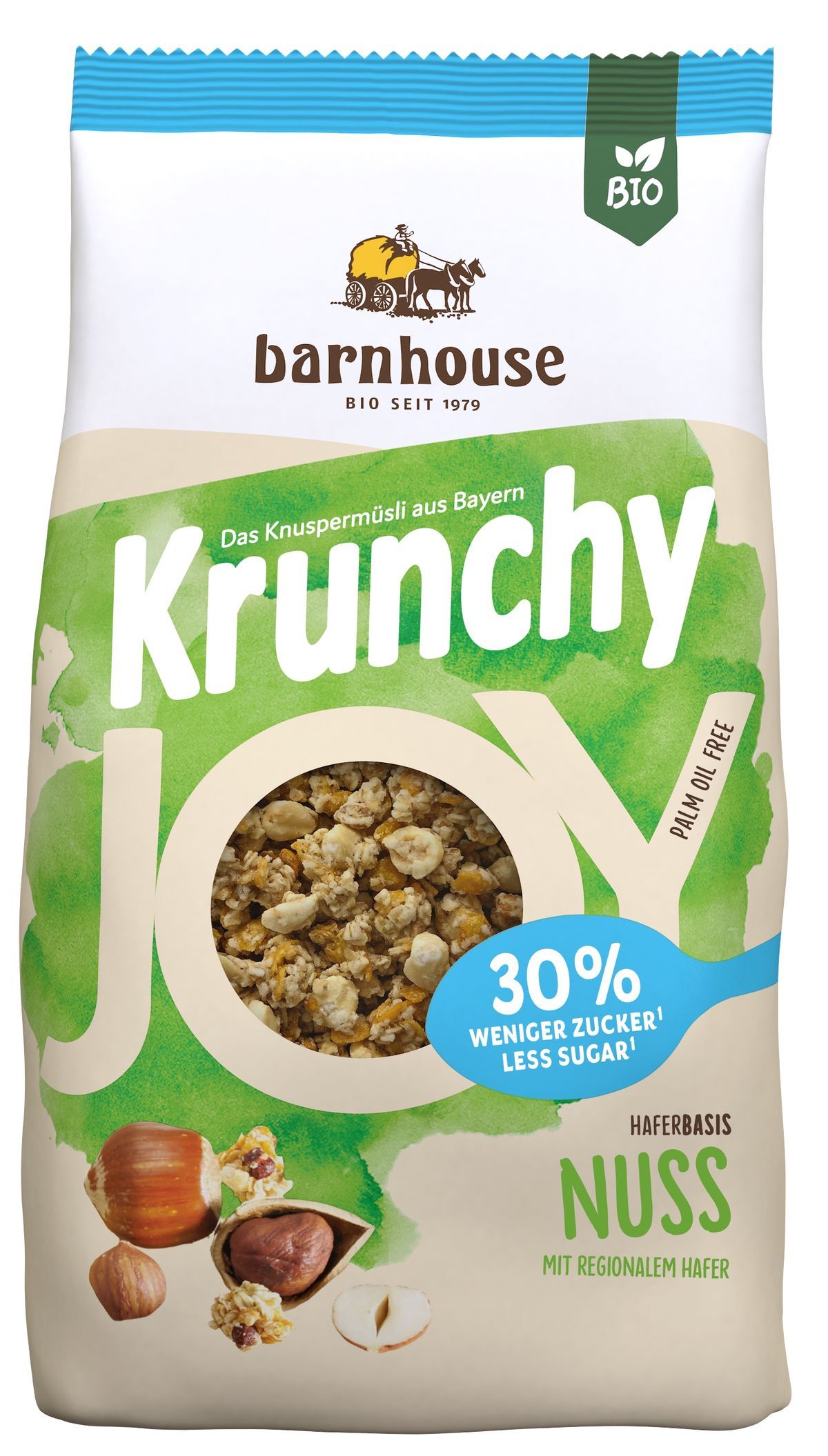Muesli Crunchy Avellanas Barnhouse 375 grs