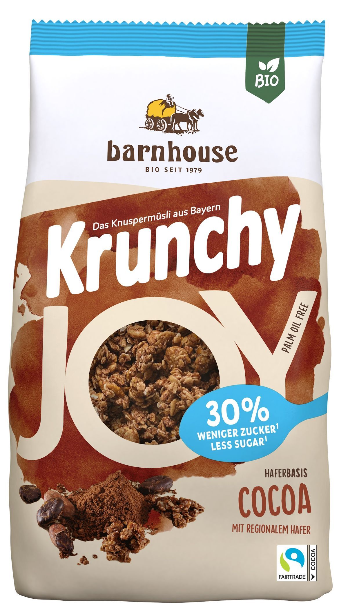 Muesli Crunchy Cacao Barnhouse 375 grs