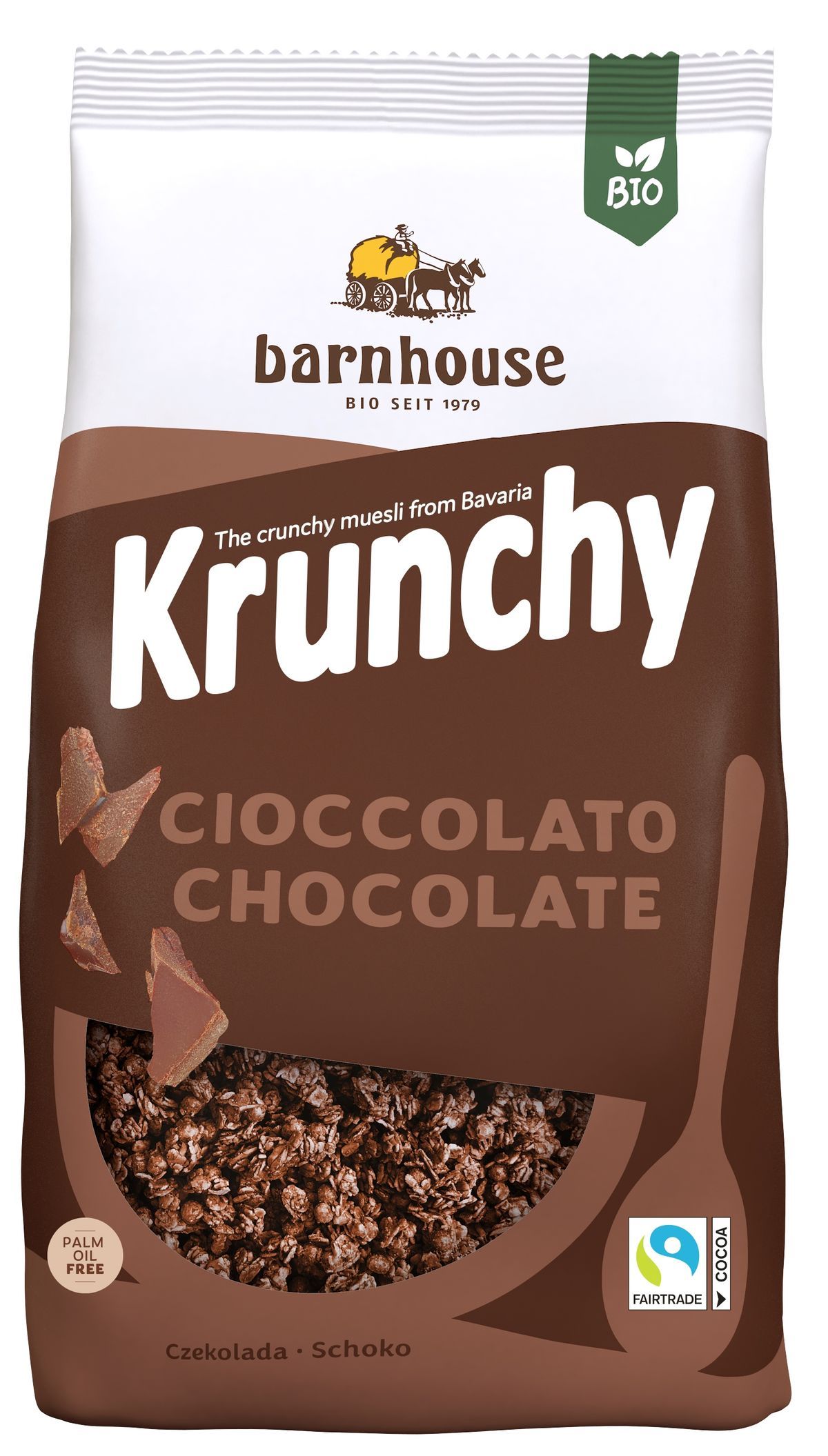 Muesli Krunchy Sun Chocolate Barnhouse 375 grs