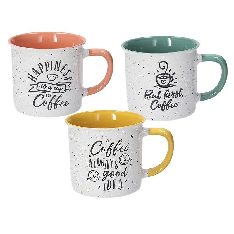 Mug Diseño Happy Coffee Tognana 36 cl