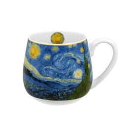 Mug Taza Ancho Noche Estrellada Van Gogh 43 Cl Porcelana Duo Art Gallery
