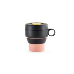 Mug to go coral lekue taza plegable hermética