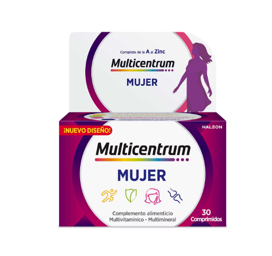 Multicentrum Mujer 30 Comprimidos