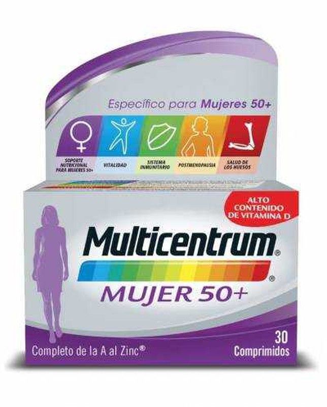 Multicentrum Mujer 50+ 30 Comprimidos