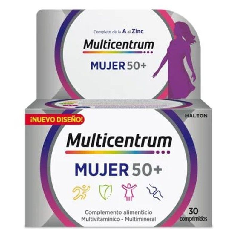 Multicentrum Mujer 50+ 90 Comprimidos