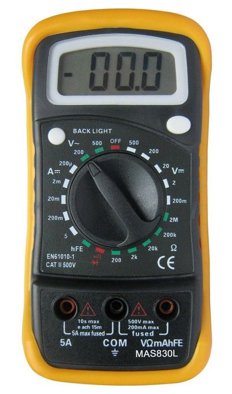 Multimetro Digital 5A 500 V