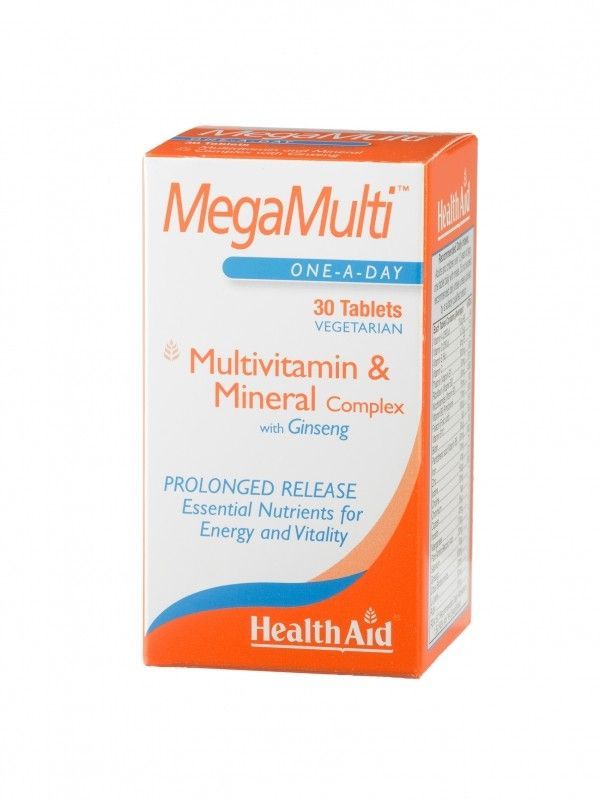 Multis + Ginseng 30 Comprimidos Health Aid