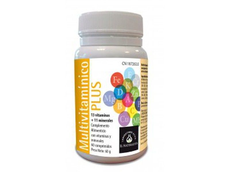 Multivitaminico Plus 60 comprimidos. El Naturalista