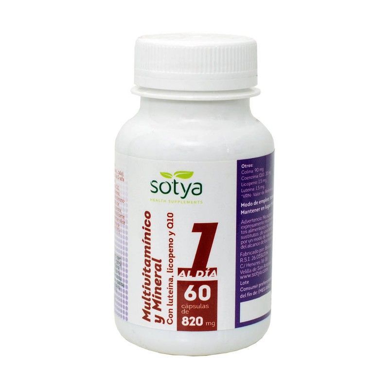 Multivitaminico Y Mineral 820mg 60 Cap