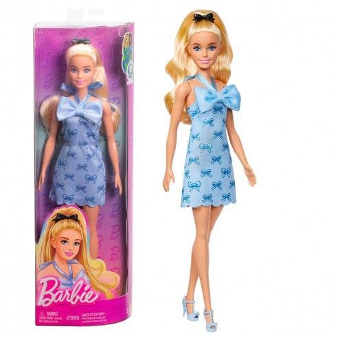 Muñeca Barbie Fashionistas Blue Bows