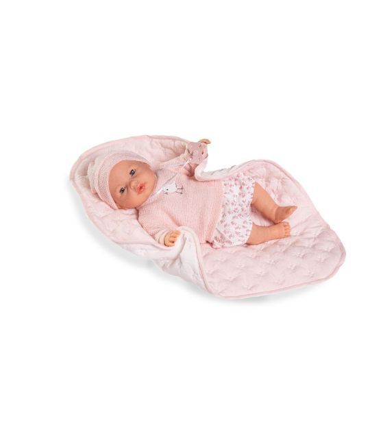 Muñeca Bebé Bimba Lagrimitas de 37 Cm Con Mantita Acolchada - Antonio Juan
