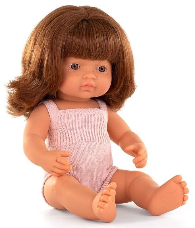 Muñeca caucásica pelirroja Colourful Edition 38 cm.