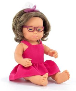 Muñeca con síndrome de Down 38 cm MF&M