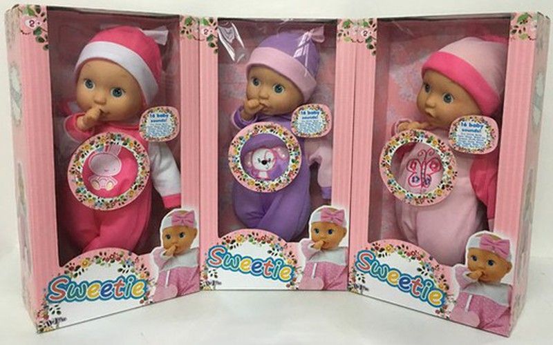 Muñeca con sonido 35 cm