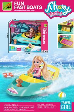 MUÑECA SHAMY 11 CM C/LANCHA