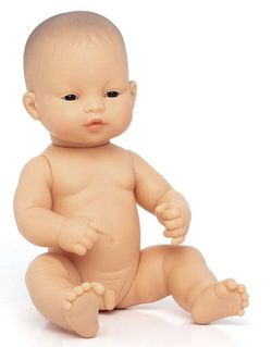 Muñeco bebé asiático 32 cm