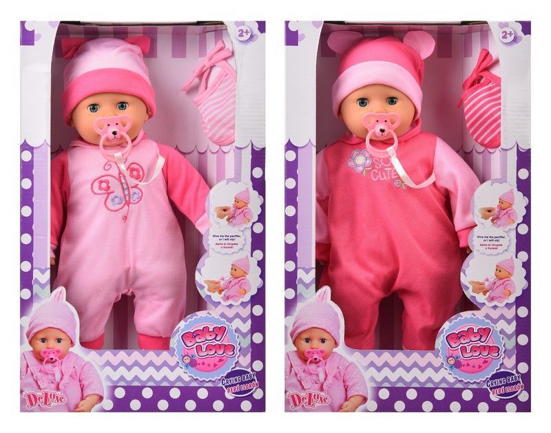 MUÑECO LLORÓN 35CM C/CHUPETE