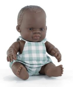 Muñeco niño Africano 21 cm MF&M